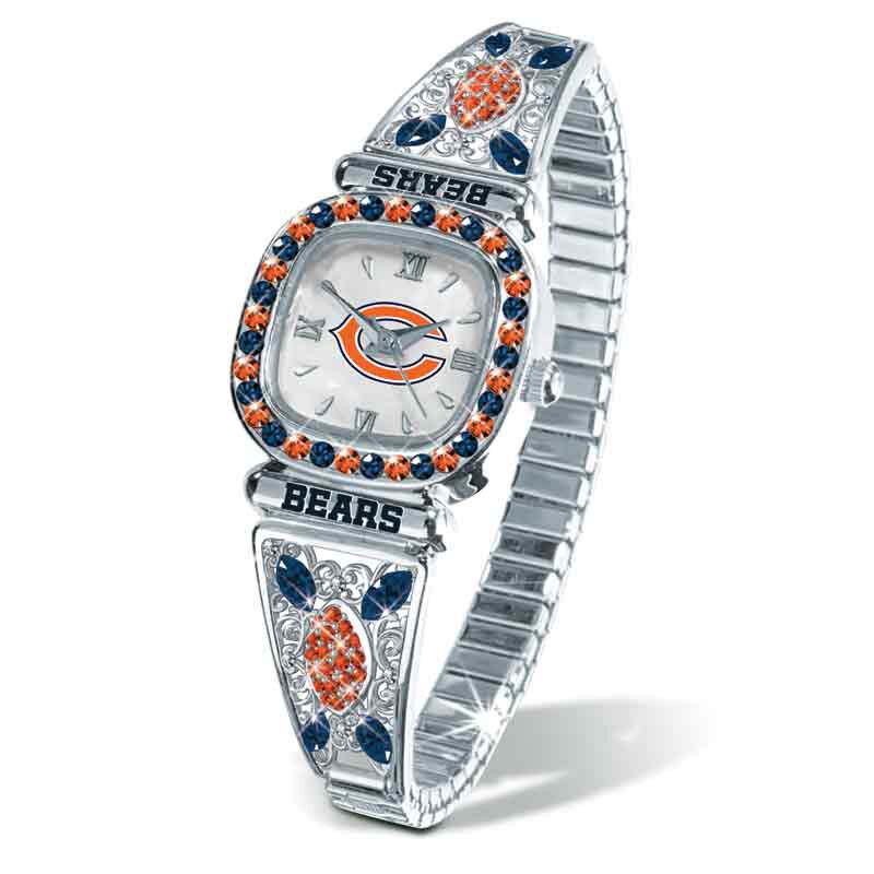 The Chicago Bears Womens Stretch Watch 4576 018 8 1