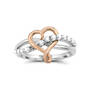 Sterling Silver Crossover Heart Ring 11142 1509 a main