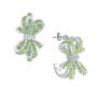Birthstone Diamond Bow Earrings 1876 0066 h august