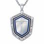 Shield of Strength Diamond Pendant 6782 001 9 1