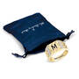 Personalized Diamond Dimensions Ring 12028 0011 c pouch