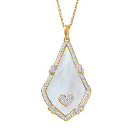 Yesterday Today Always Personalized Teardrop Pendant 6895 0013 b front