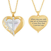 Footprints in the Sand Diamond Pendant 12243 0010 a main