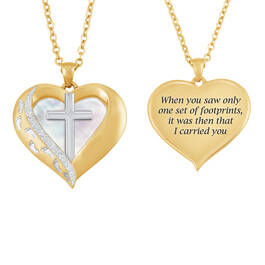 Footprints in the Sand Diamond Pendant 12243 0010 a main