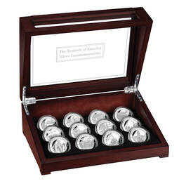 The Symbols of America Silver Commemoratives Collection 6156 0025 e displayopen