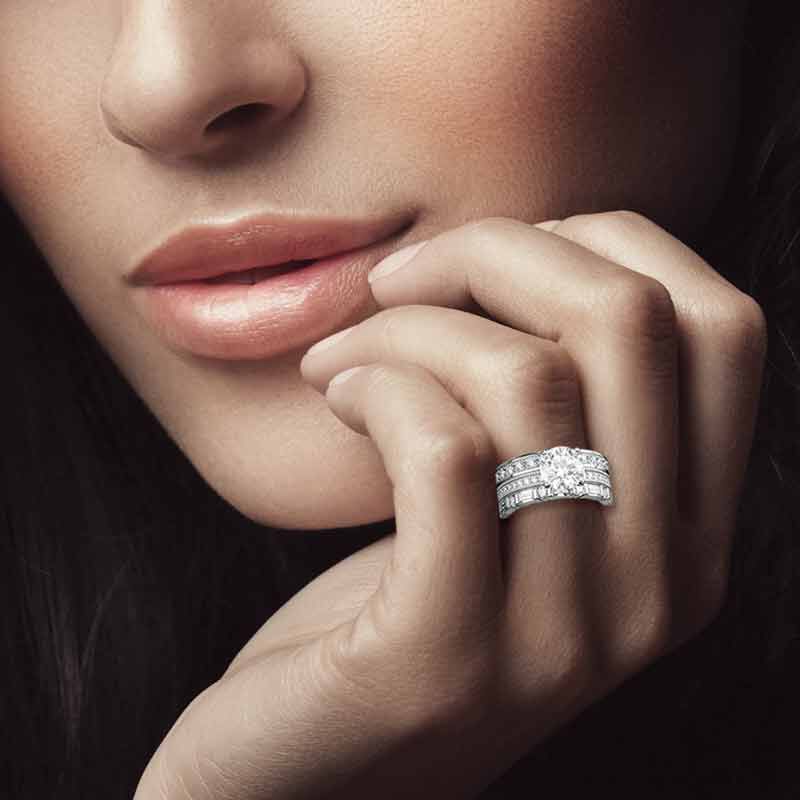 The Diamonisse Interchangeable Ring Set