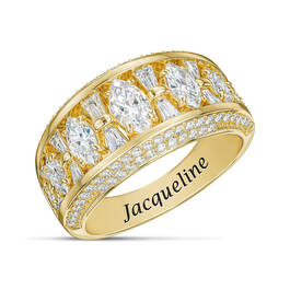 Golden Glow Ring with Matching Earrings 12386 0017 b ring