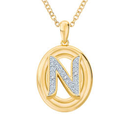 Diamond Initial Pendant 1250 0054 n pendant