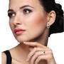 Birthstone Wave Earrings, Birthstone Wave Earrings 2202 0069 m model