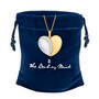 You & Me Forever Secret Message Diamond Pendant, You and Me Forever Secret Message Diamond Pendant 10672 0014 g gift pouch