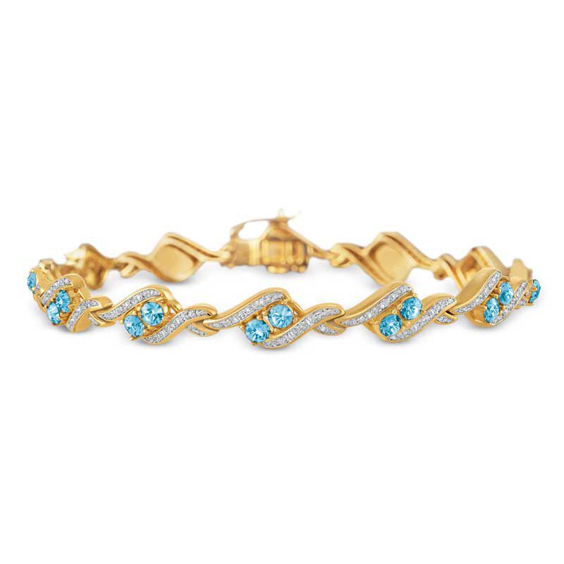 Birthstone  Diamond Bracelet 6321 001 7 3