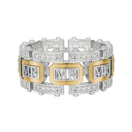 Personalized Custom Crafted Initial Ring 12532 0010 b ring