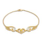 Angel Wings Diamond Bracelet 1596 001 6 11