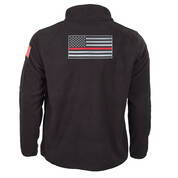 Personalized Symbol of Courage Firefighter Fleece 11710 0016 b back
