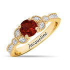 Personalized Genuine Birthstone Diamond Ring 11160 0011 a main