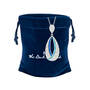 Blue Wave Crystal Pendant 11952 0013 g giftpouch