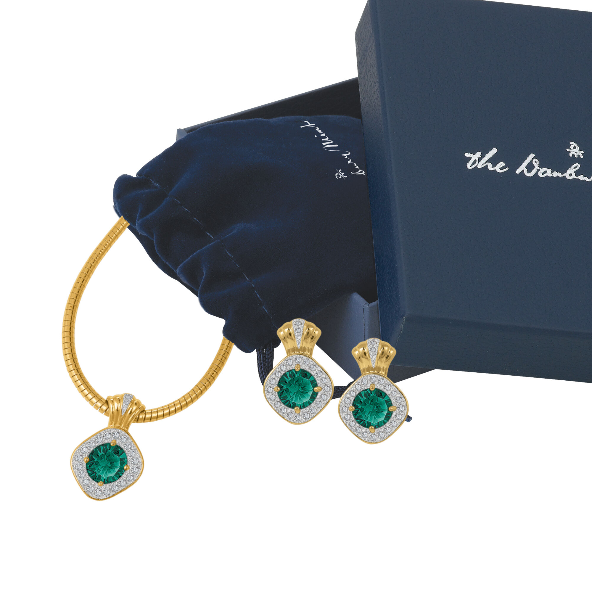 Birthstone Necklace Earring Set 10787 0016 p gift pouchbox