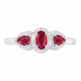Simply Brilliant Ruby  Diamond Ring 1993 002 3 2