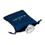 Personalized Five Carat Swirl Ring 11071 0019 g gift pouch