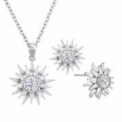 Starburst Pendant  Earring Set 6360 001 9 1