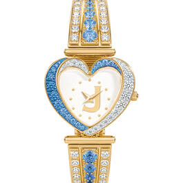 Womens Birthstone Initial Heart Watch 10332 0016 l december