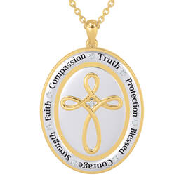 Blessed Daughter Faith Pendant 10215 0018 b front
