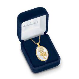 My One  Only Diamond Rose Pendant 1094 001 3 3