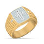 Believe Baguette Diamond Mens Ring 10456 0016 a main
