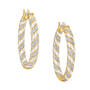 Birthstone Inside-Out Hoops, Birthstone Inside Out Hoops 11072 0018 d april
