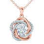 Perfectly Paired Love Knot Pendant with FREE Matching Earrings 10916 0010 b pendant