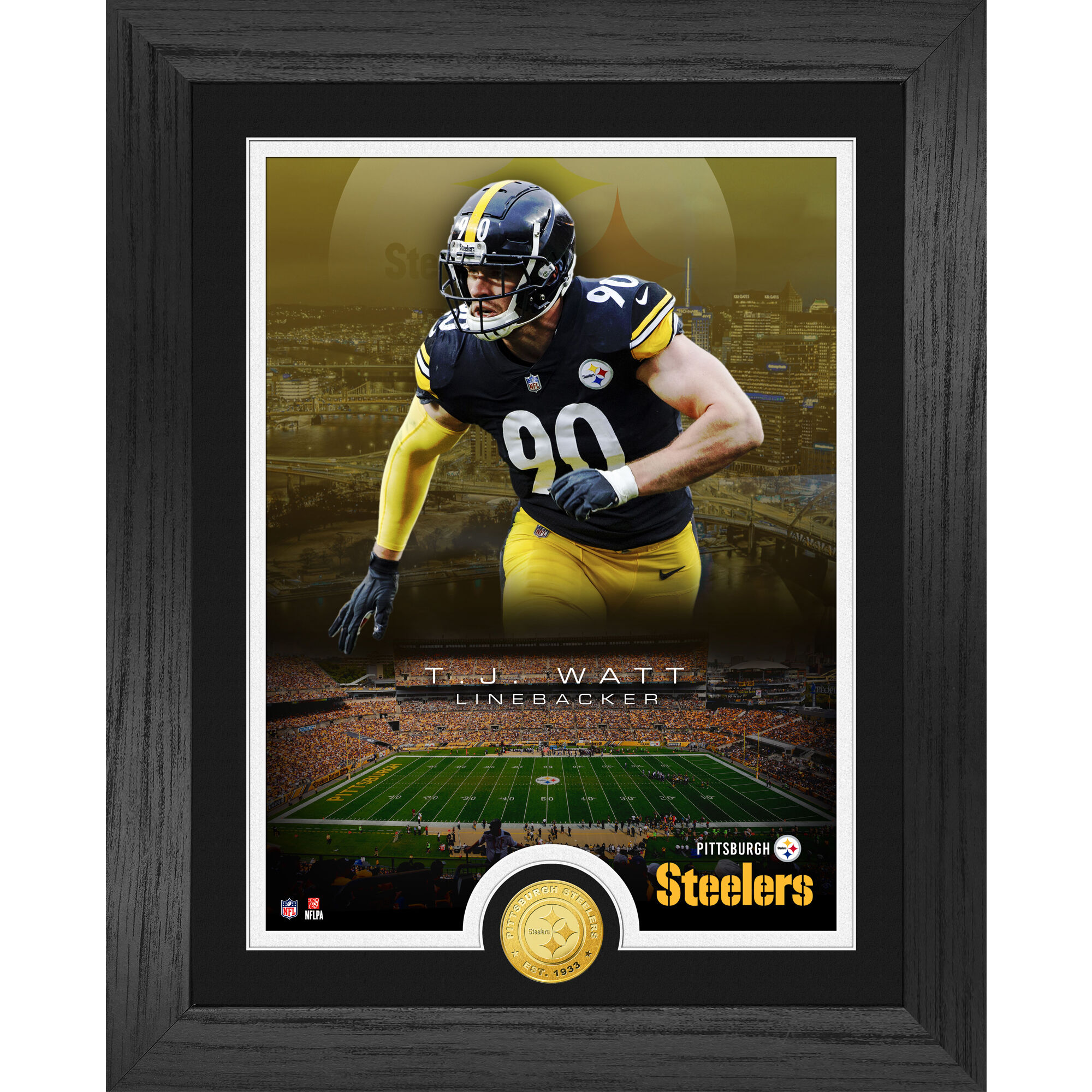 Pittsburgh Steelers #90 T.J. Watt Figurine