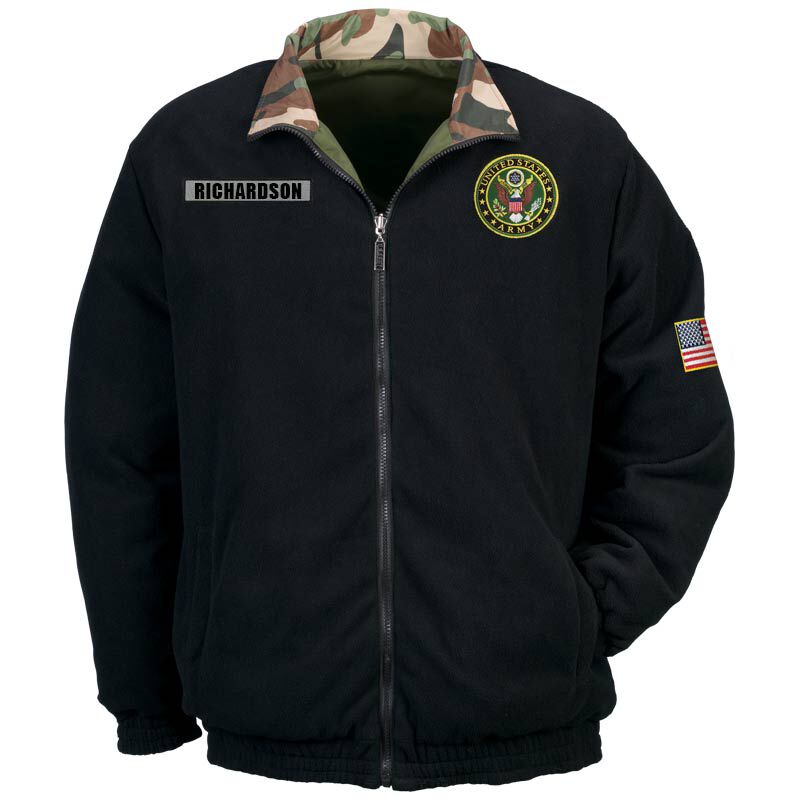 Personalized U.S. Army Reversible Bomber Jacket