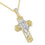 The Lord is My Shepherd Diamond Cross Pendant 10505 0017 b side view
