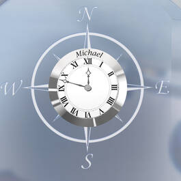 Always My Son Personalized Crystal Desk Clock 4586 0103 c closeup