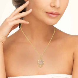 Personalized Diamond Monogram Pendant 6108 001 6 2