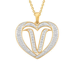 Dazzling Diamond Heart Pendant 11622 0138 a v