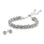 Silver Sophistication Byzantine Bolo Bracelet 2938 001 1 1