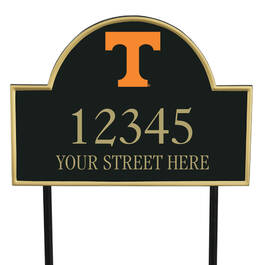 The College Personalized Address Plaque 5716 0384 b Tennessee