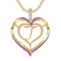 Personalized Birthstone Diamond Pendant 10138 0012 b february