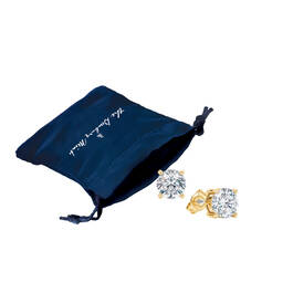 Simulated Diamond Stud Earrings 11948 0036 h giftpouch