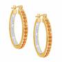 Birthstone Diamond Hoop Earrings 9692 013 7 11