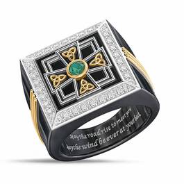 Celtic Blessing Mens Ring 6645 001 6 1