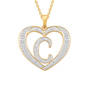 Dazzling Diamond Heart Children's Pendant, Dazzling Diamond Heart Pendant 11622 0138 a c