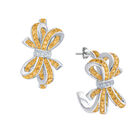 Birthstone Diamond Bow Earrings 1876 0066 k november