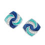 Blue Wave Earring Set 6723 0011 e earringset three