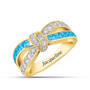 Personalized Birthstone Twist Ring 10468 0012 l december
