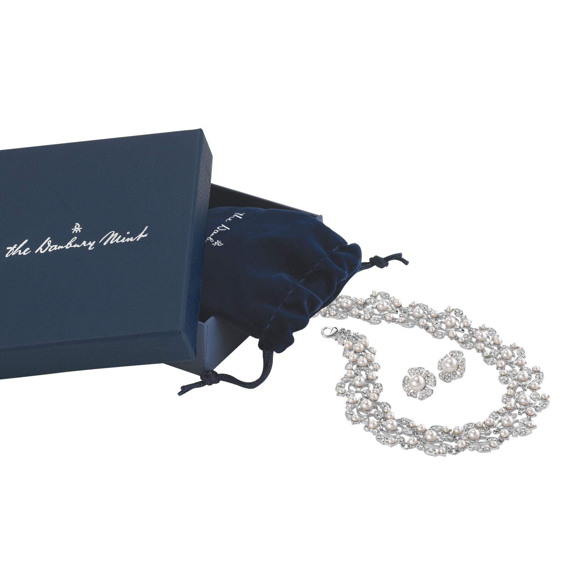 PremierPearl Statement Neck Earrings 11395 0018 g giftpouch