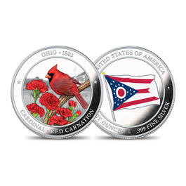 The State Bird and Flower Silver Commemoratives 2167 0088 a commemorativeOH