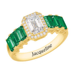 Personalized Signature Birthstone Ring 10664 0014 e may