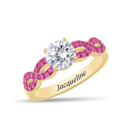 Personalized Infinite Birthstone Ring 11212 0019 j october